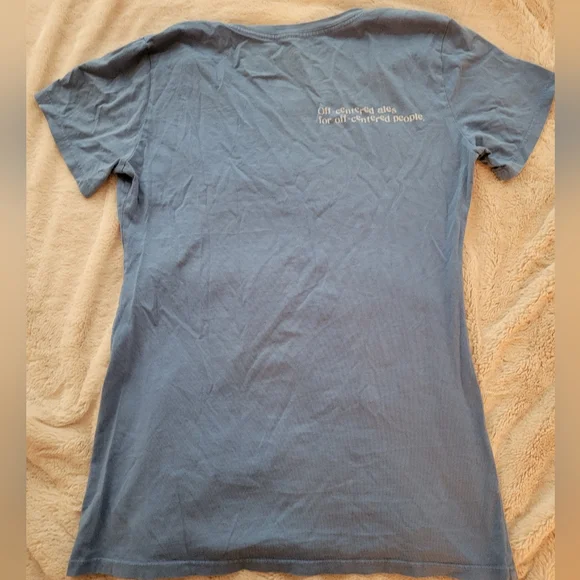 DFH Light Blue Logo Scoop Neck S/S Wmn Small - Picture 3 of 3